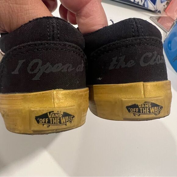 Vans classic baby shoes gold and black - Picture 4 of 6